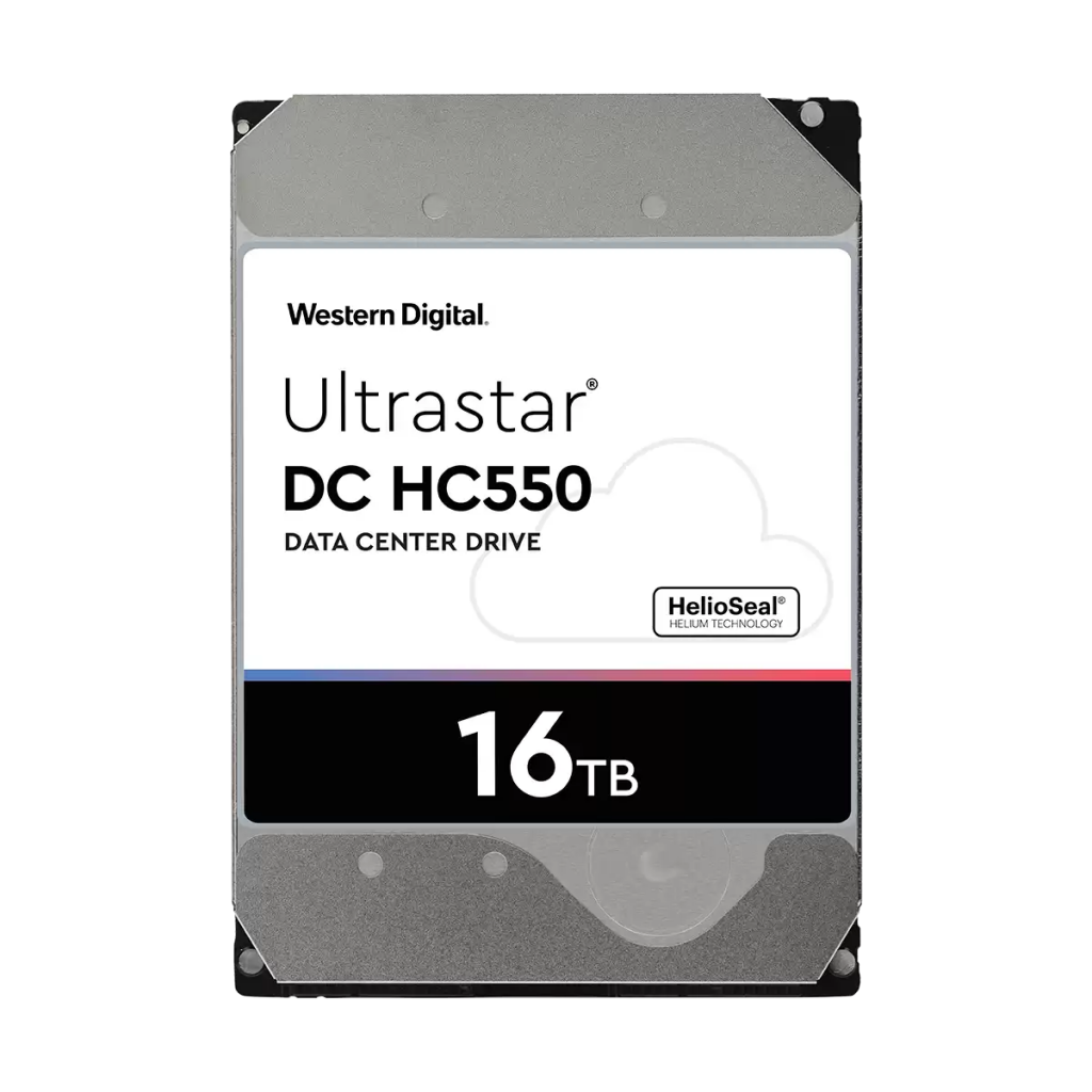 WD ULTRASTAR, WUH721816ALE6L4, 3.5", 16TB, 512Mb, 7200 Rpm, 7/24 Enterprise, DATA CENTER-GÜVENLİK-NAS-SERVER, HDD (DC HC550) (0F38462) (Türkiye Distribütörü Garantili)