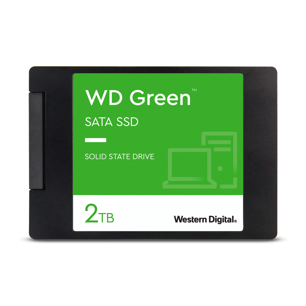 WD Green, WDS200T2G0A, 2TB, 545/465, 3D NAND, 2,5" SATA, SSD