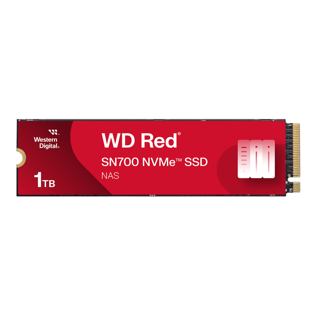 WD Red SN700, WDS100T1R0C, 1TB, 3430/3000, SERVER ve NAS için Enterprise, Gen3, NVMe PCIe M.2 2280,  SSD