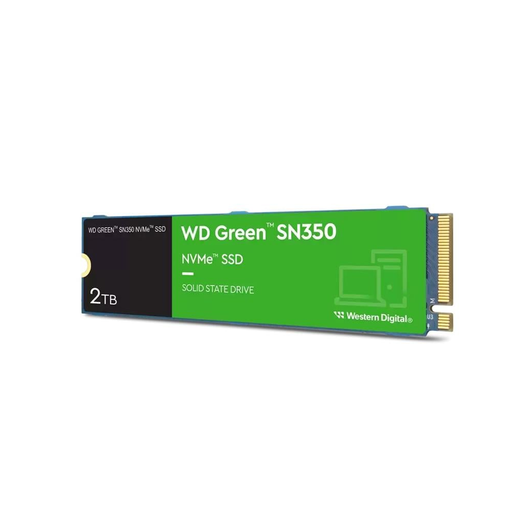 WD Green SN350, WDS200T3G0C, 2TB, 3200/3000, Gen4, NVMe PCIe M.2 2280,  SSD