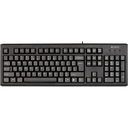 A4 TECH KM-720, Siyah, USB Kablolu, Türkçe Q, Multimedya KLAVYE