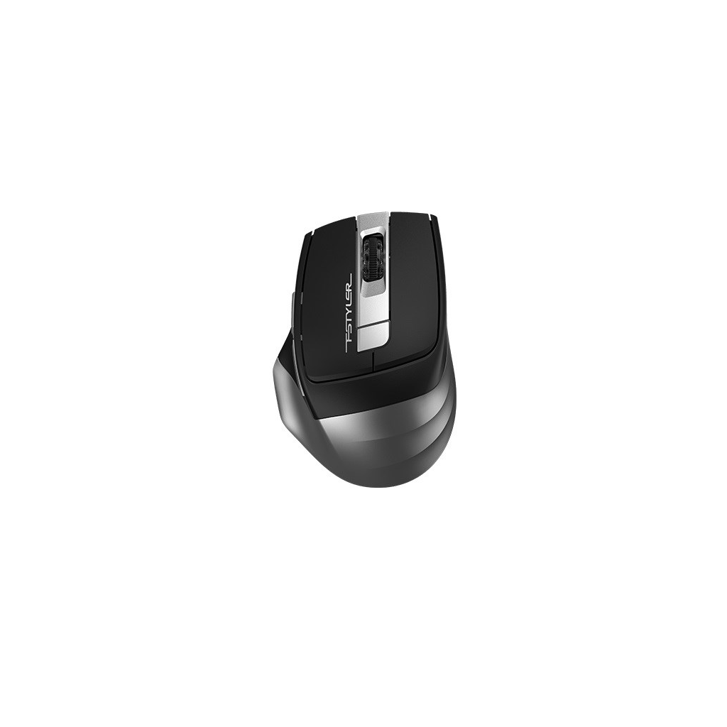 A4 TECH FB35, Grey, FSTYLER, BLUETOOTH, 2,4Ghz Kablosuz, Optik Mouse, 10-15Metre, 6 Buton, Nano Alıcı