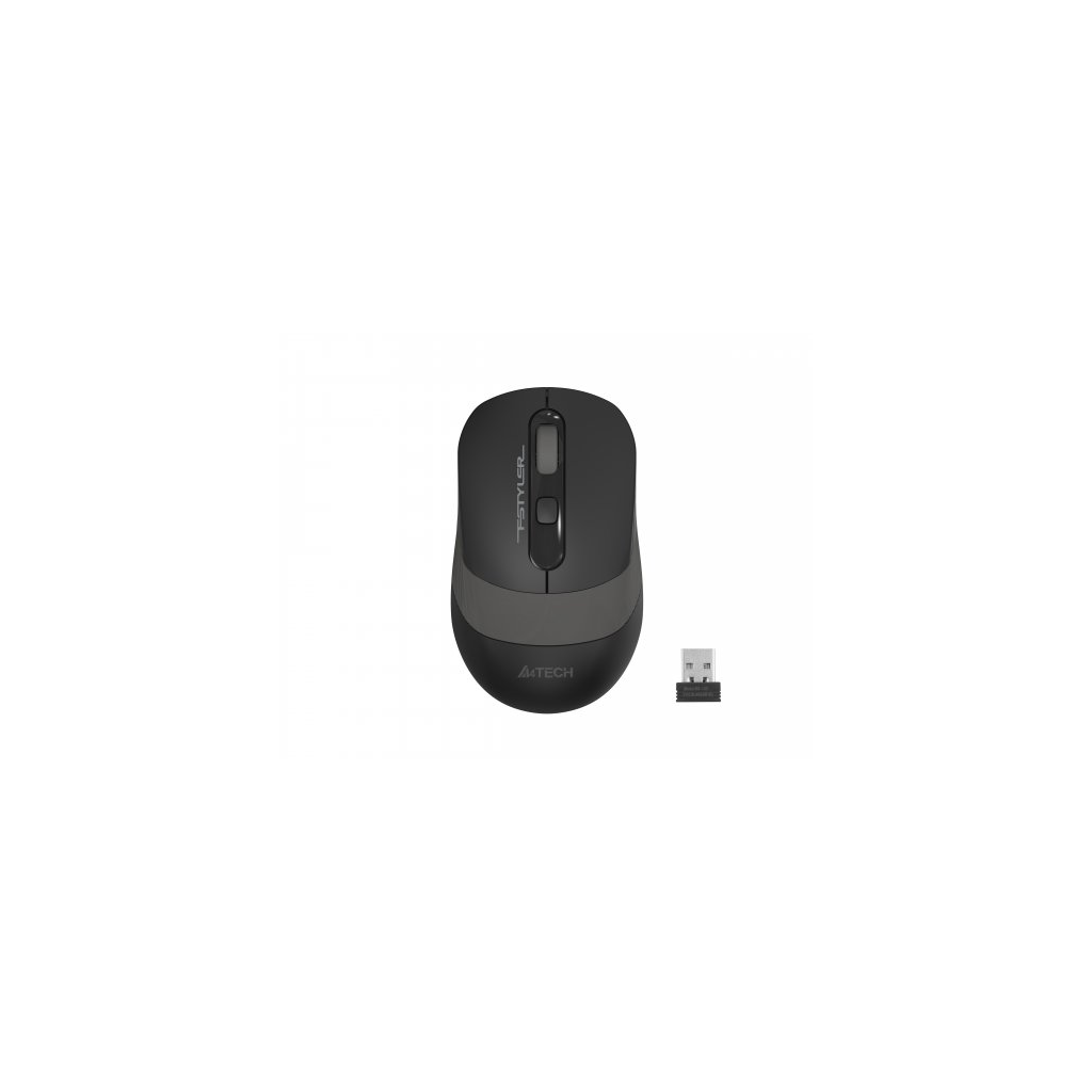 A4 TECH FG10S, Grey, SILENT, FSTYLER, 2,4Ghz Kablosuz, Optik Mouse, 10-15Metre, 4 Buton, Nano Alıcı