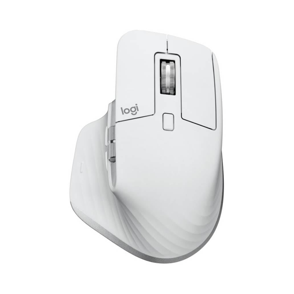 LOGITECH 910-006560, MX MASTER 3S, Beyaz, Bluetooth, 8000dpi, Lazer, 7 Tuşlu, USB-C den şarj edilebilir, Mouse