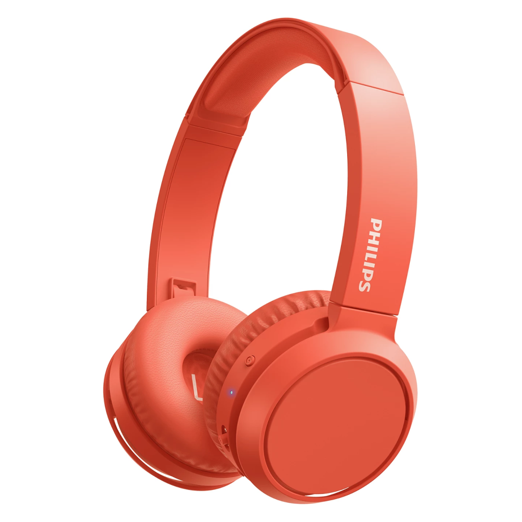 PHILIPS TAH4205RD/00, KIRMIZI, Bluetooth 5.0, Kablosuz, Bas Arttırma Düğmesi, Yastıklı Kafa Bandı, 29saat Oynatma Süresi, 10mt Algılama Mesafesi, Microfonlu Kulaklık