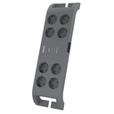 PHILIPS SPN3180A/62, 8 Soket, Akım Korumalı Priz, 900 Joules, 2Mt Kablo, (Gri)