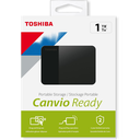 TOSHIBA HDTP310EK3AA, Canvio Ready, 1TB, 2.5" USB 3.0, Taşınabilir, Harici HDD, (Black)