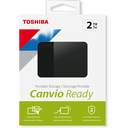 TOSHIBA HDTP320EK3AA, Canvio Ready, 2TB, 2.5" USB 3.0, Taşınabilir, Harici HDD, (Black)