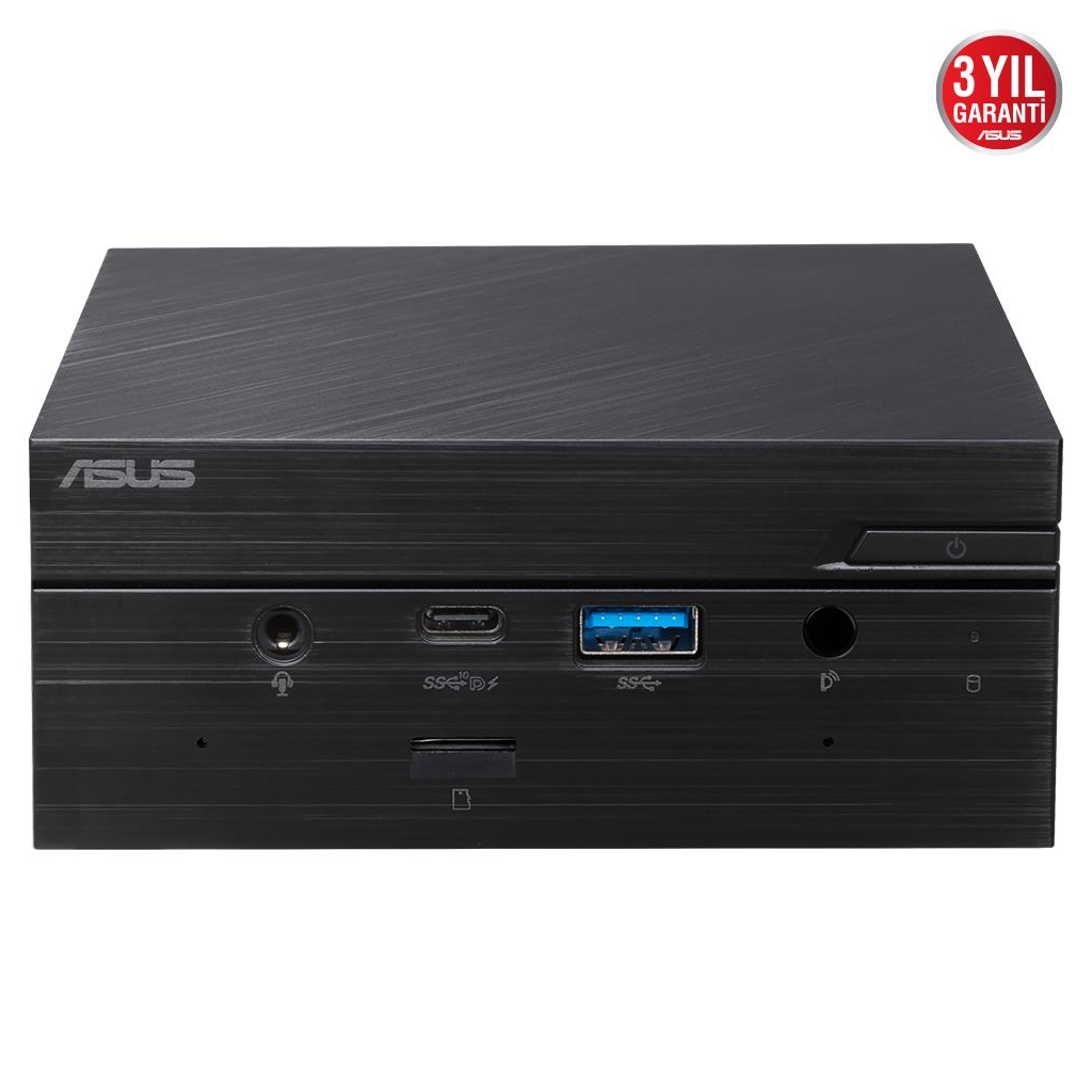 ASUS Mini PC PN51-S1-B-B5285MD, AMD Ryzen 5 5500U, 8Gb Ram, 256Gb SSD, Paylaşımlı Ekran Kartı, Wi-Fi, Bluetooth, FreeDos, MFF MiniPC