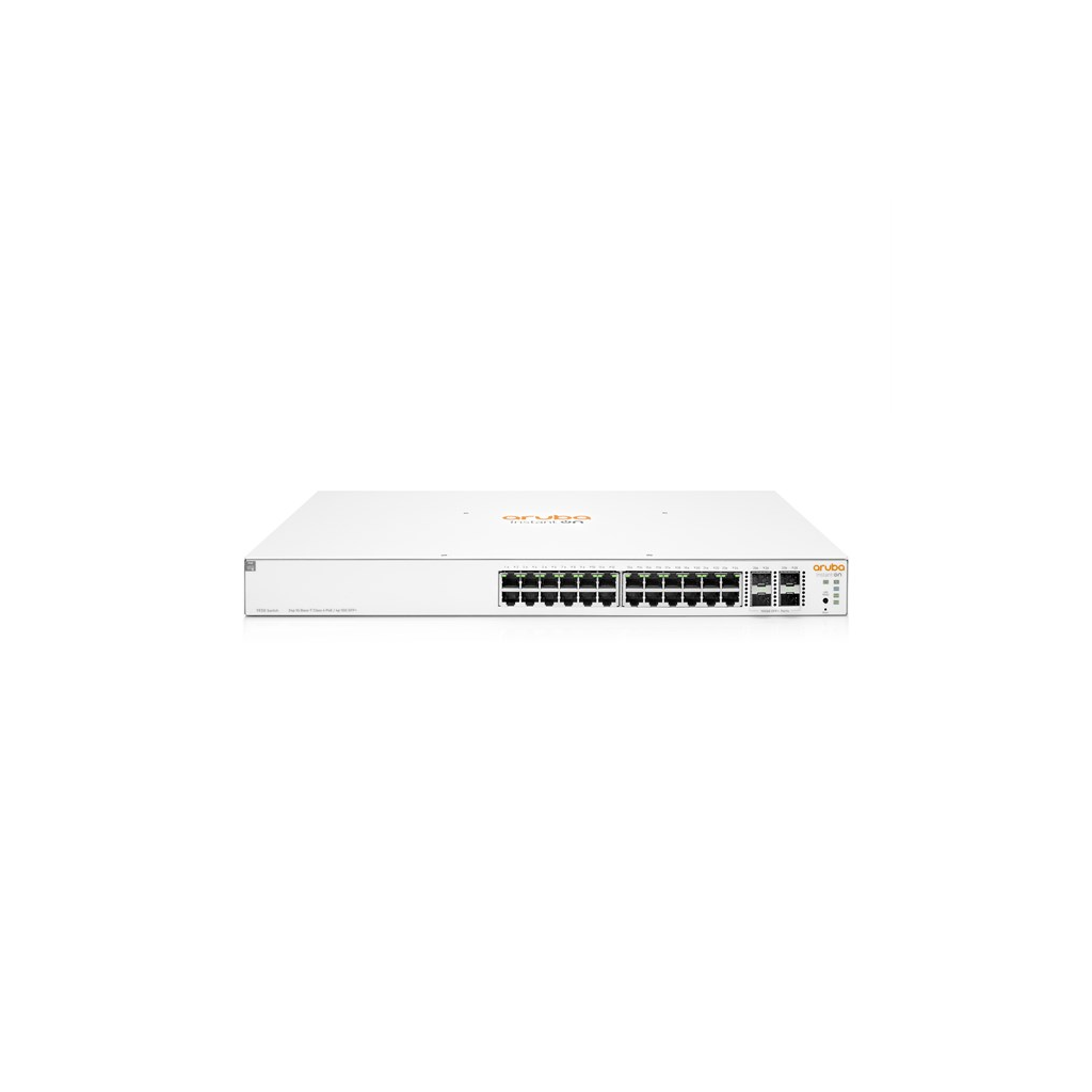 HP Aruba Instant On, JL683B, 1930-24G, 24Port, GigaBit, PoE 195W, 4 Port Gigabit SFP, Yönetilebilir, Rack Mount Switch