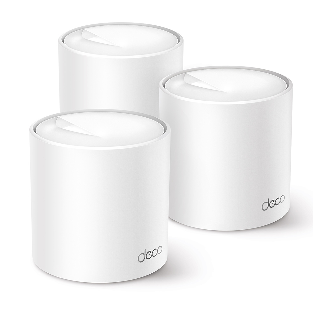TP-LINK DECO-X50, AX3000, Üçlü Mesh, 3000Mbps, Dual Band, WiFi6, 3Port Gigabit Lan, 600m2 kapsama Alanı, Router, Geniş Alan İnternet Ağı Sağlayıcısı