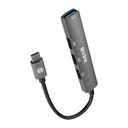 S-LINK SW-U324, Type-C to 3xUSB 2.0, 1xUSB 3.0, Metal, USB HUB
