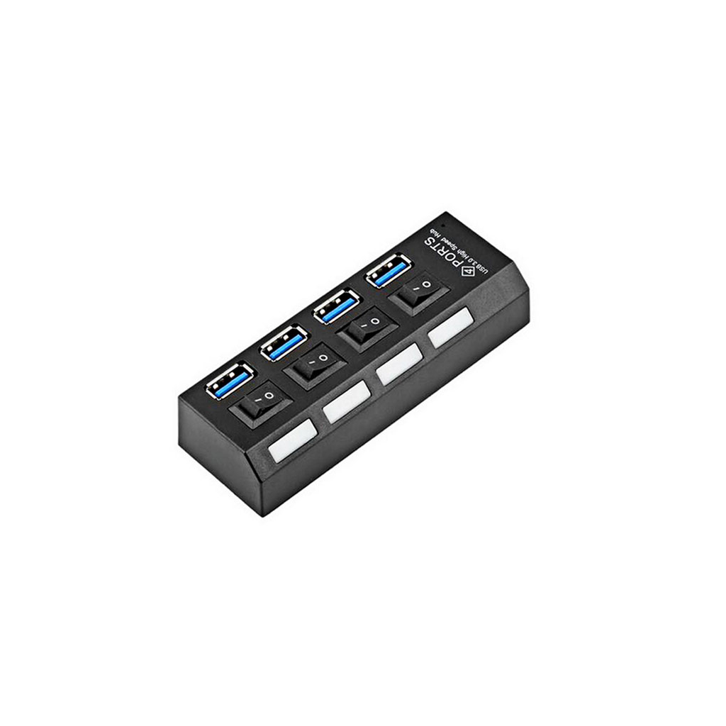 HYTECH HY-U350, USB3.0 to 4xUSB 3.0, Açma Kapama Tuşlu, USB HUB