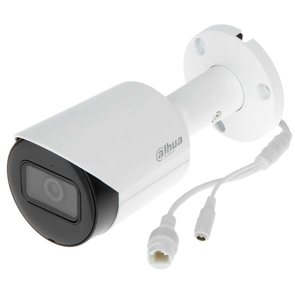 DAHUA IPC-HFW2441S-S-0360B 4Mpix, 3,6mm  Lens, H265+,  30Mt Gece Görüşü, IP67, Dahili Mikrofon, PoE Bullet IP Kamera