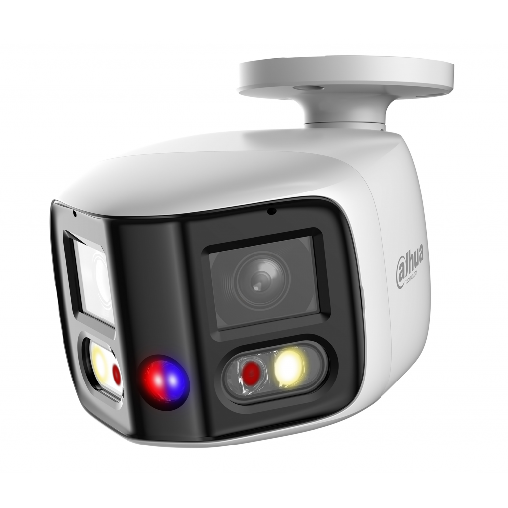 DAHUA  IPC-PFW3849S-A180-AS-PV, 2X4Mpix, 2,8mm Lens,H265+, 25Mt Gece Görüşü, IP67, Dahili Mikrofon, TiOC Duo Süper Geniş Açı Bullet Ip Kamera