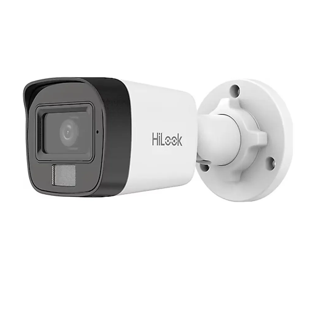 HILOOK IPC-B140HA-LUFC, 4Mpix, 2,8mm Lens, H265+, Dual Light, 20Mt Gece Görüşü, Dahili Mikrofon, IP67, PoE, Bullet, IP Kamera