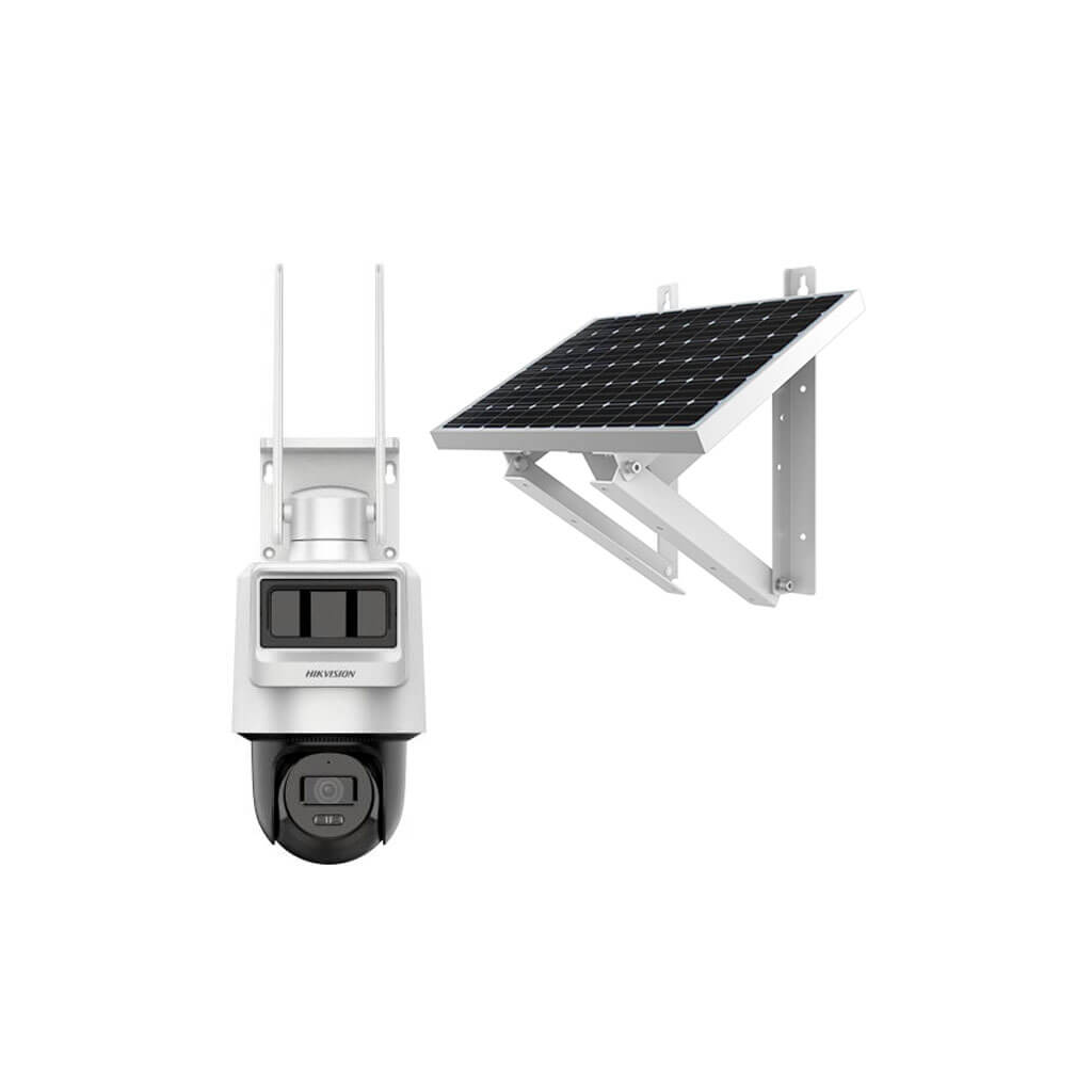 HILOOK PTZ-N2C400I-K/4G/C09S20, 4Mpix,   4mm, 30Mt Gece Görüşü, Dahili Mikrofon, PIR+RADAR,  4G, Solar  PT IP Kamera