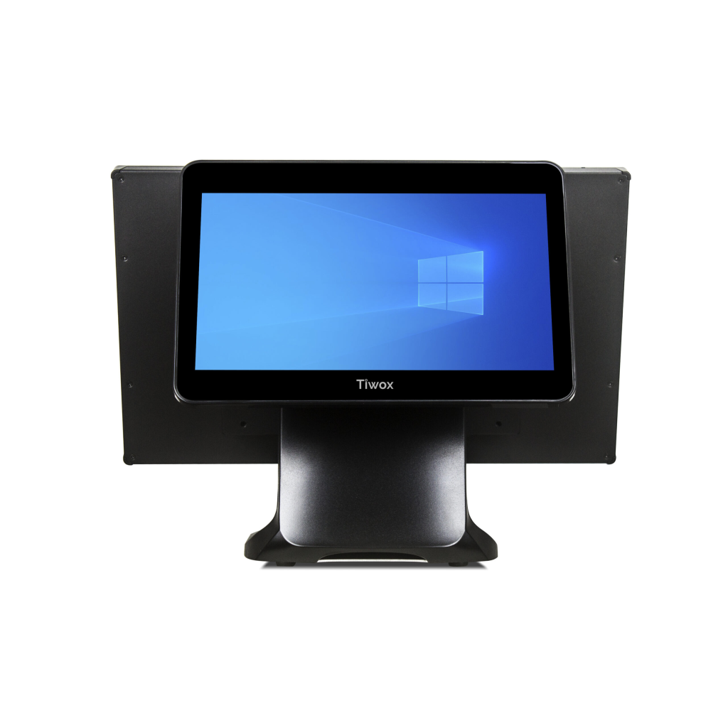 Tiwox TP-7610D, Intel i7 10.Nesil, 18.5" Ekran,  8GB Ram, 128GB SSD, Endüstriyel, Dokunmatik Pos PC (çift ekran)