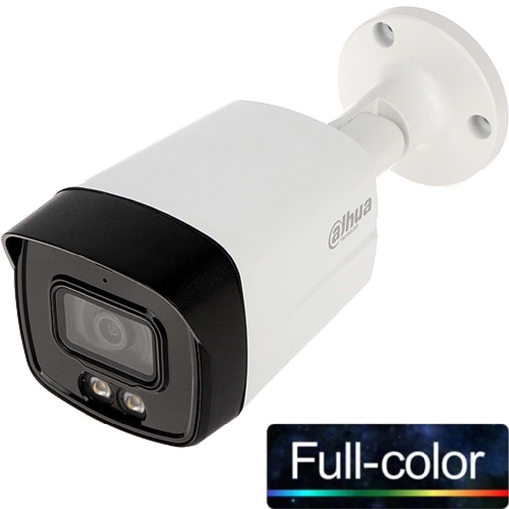 DAHUA HAC-HFW1209TLMP-A-LED-0360B, 2Mpix, 3.6mm Lens, 40 Mt Gece Görüşü, Full Color, Dahili Mikrofon, 4 IN 1, IP67, Bullet Kamera