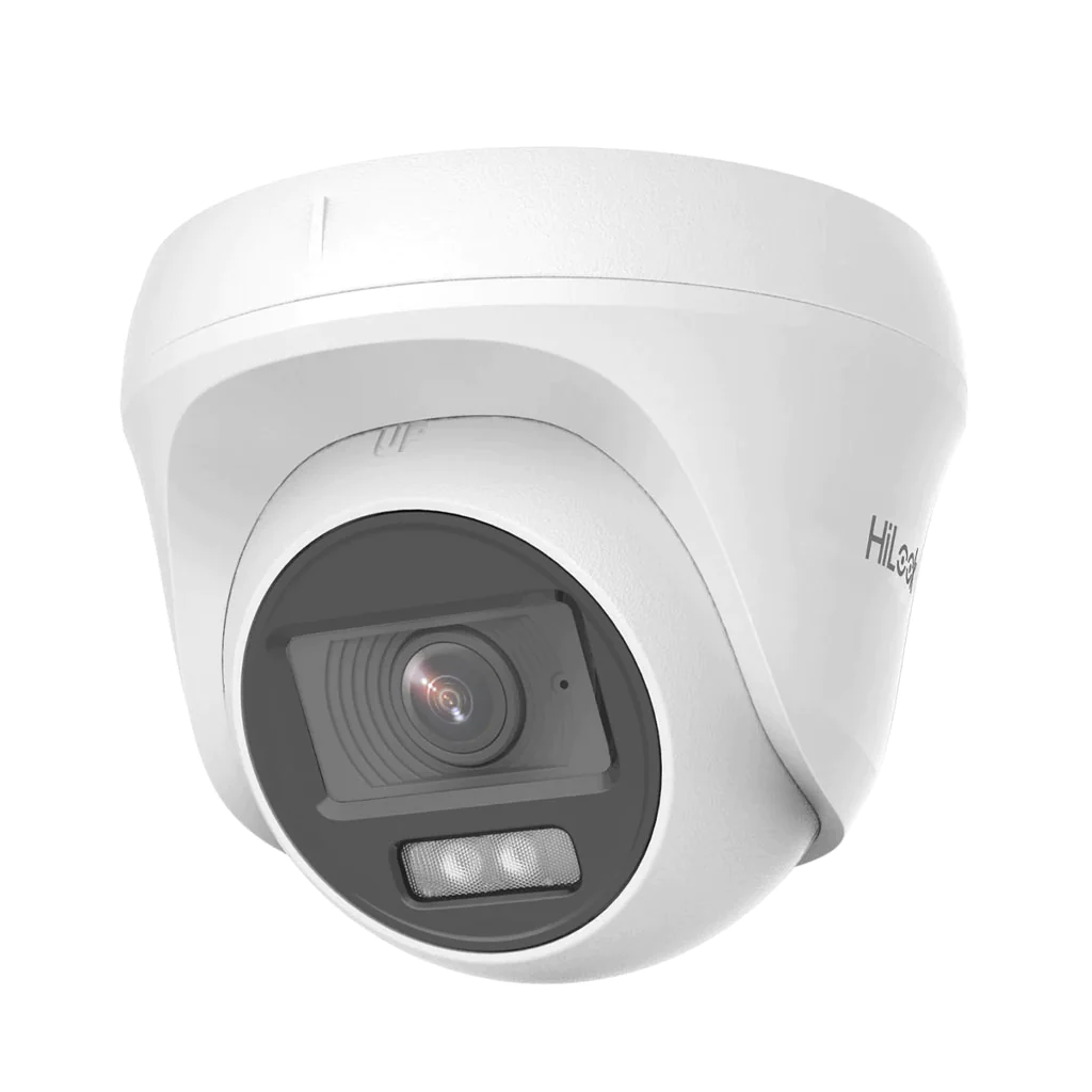 HILOOK THC-T127-LPS, 2Mpix, 2.8mm Lens, 20Mt Gece Görüşü, Dual Light, Dahili Mikrofon, Dome Kamera