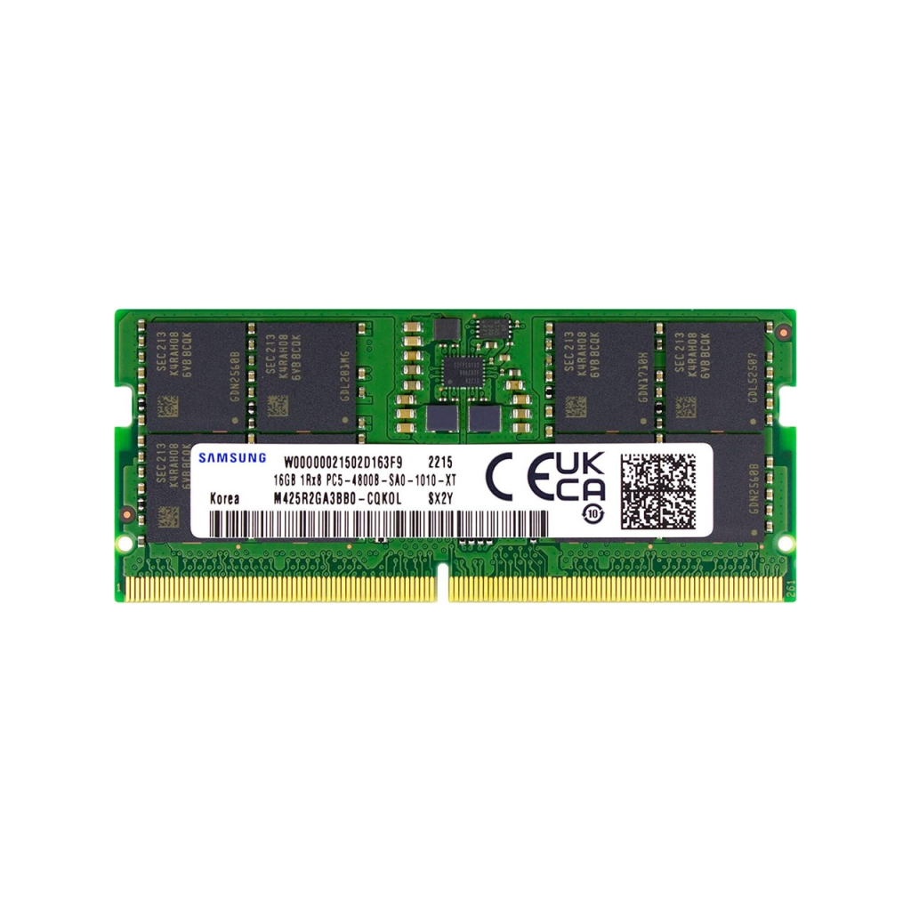Samsung SAMSO4800/16, 16GB, DDR5, 4800MHz,  CL46, 1.1V Notebook Ram (M425R2GA3BB0--CQKOL)