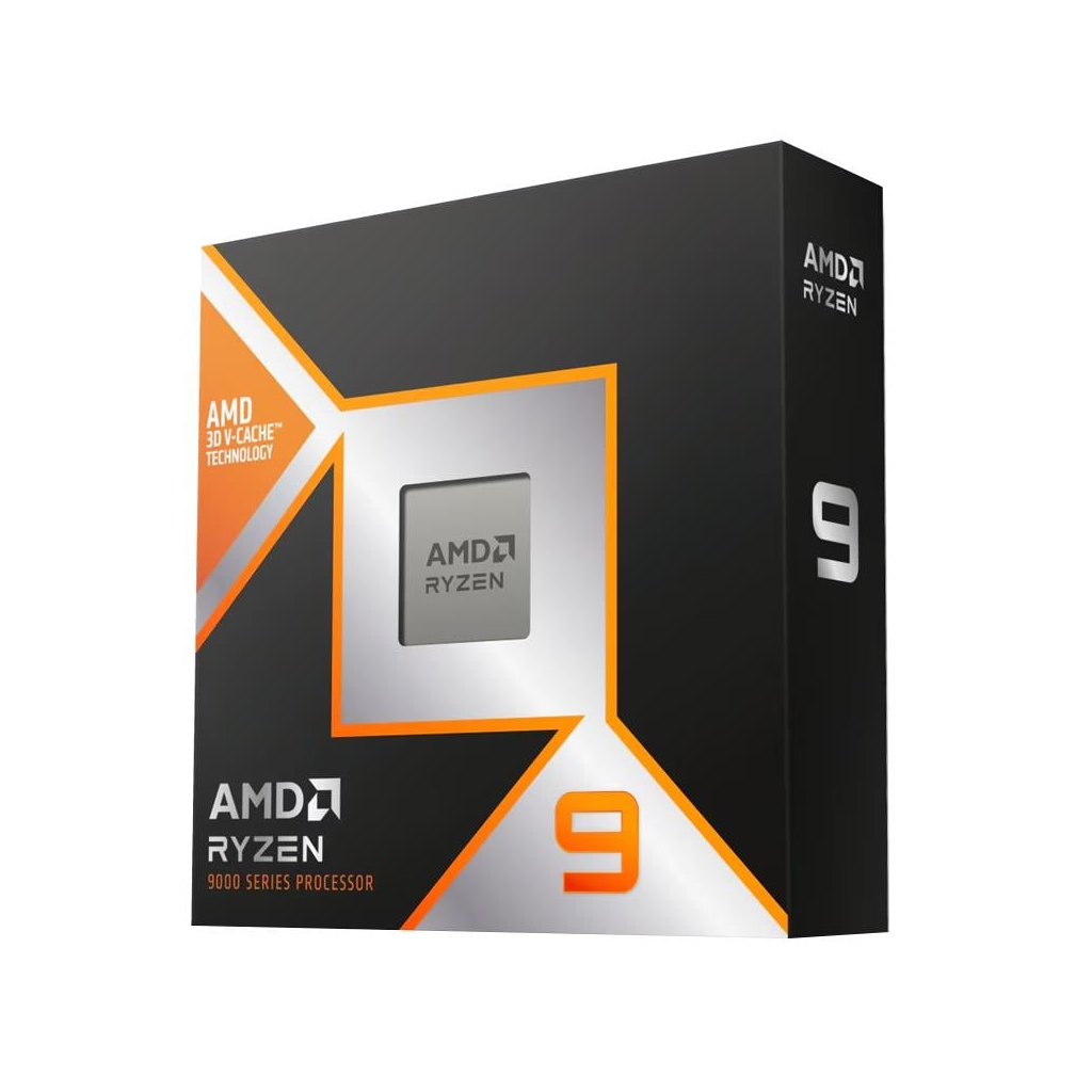 AMD RYZEN 9 9900X3D 12 Core, 4,40-5.50GHz, 128Mb Cache, 120W,  AM5 Soket, BOX (Kutulu) (Dahili Grafik VAR, Fan YOK)