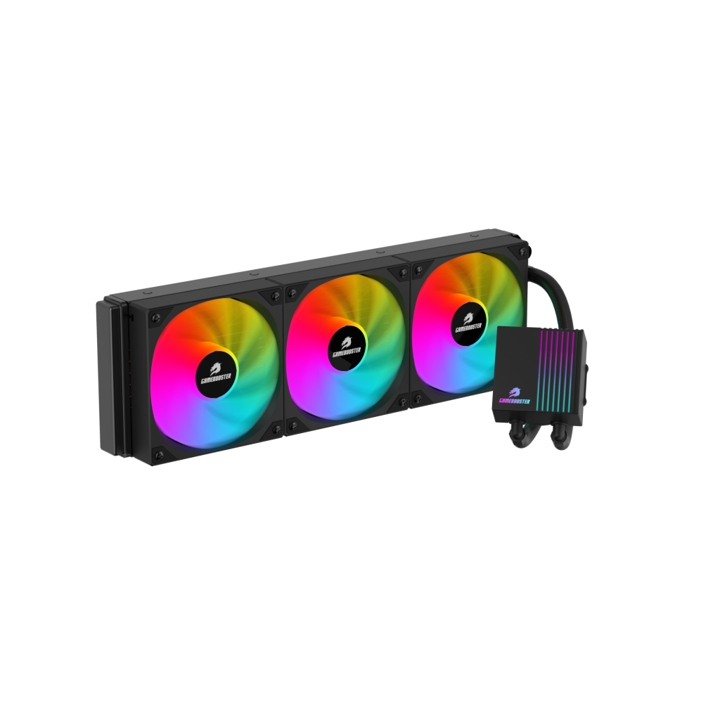 GameBooster PRIME, P360B, 360mm, Rainbow, 3 Fanlı, (LGA1700/AM4/AM5) Uyumlu, CPU Sıvı Soğutma (Siyah)