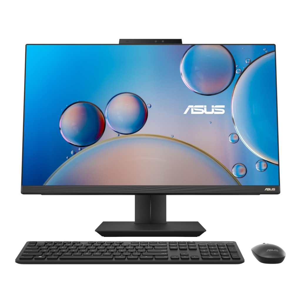 ASUS A5702WVARK-I7161TBB0D, Ultra 7-150U, 27" FHD Ekran, 16Gb DDR5 Ram, 1Tb SSD, Wi-Fi 6, Type-C, Paylaşımlı Ekran Kartı, Free Dos, All In One PC, (Black)