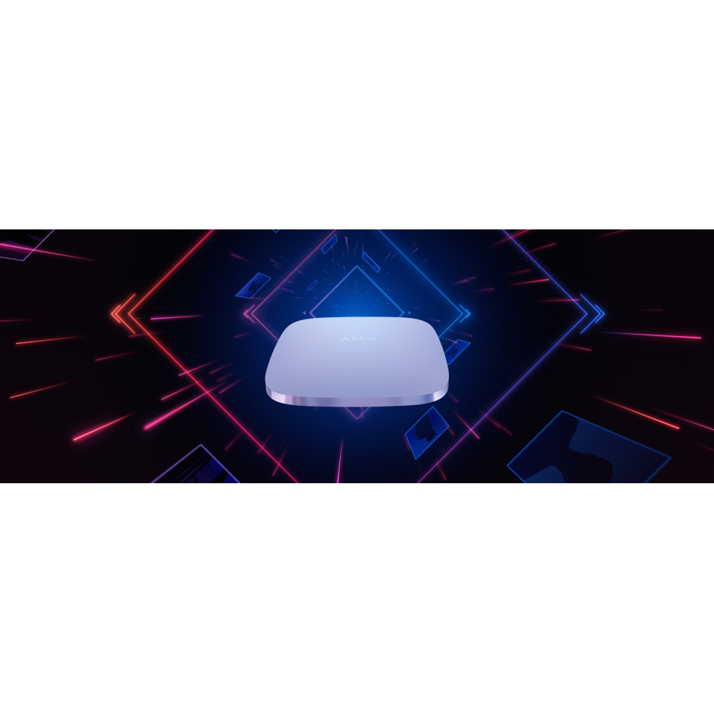 AJAX Hub2, Kablosuz, Görsel Doğrulamalı, Alarm Paneli, BEYAZ