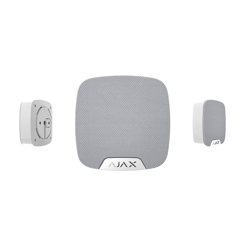 AJAX  HomeSiren, Kablosuz, Dahili Siren, BEYAZ
