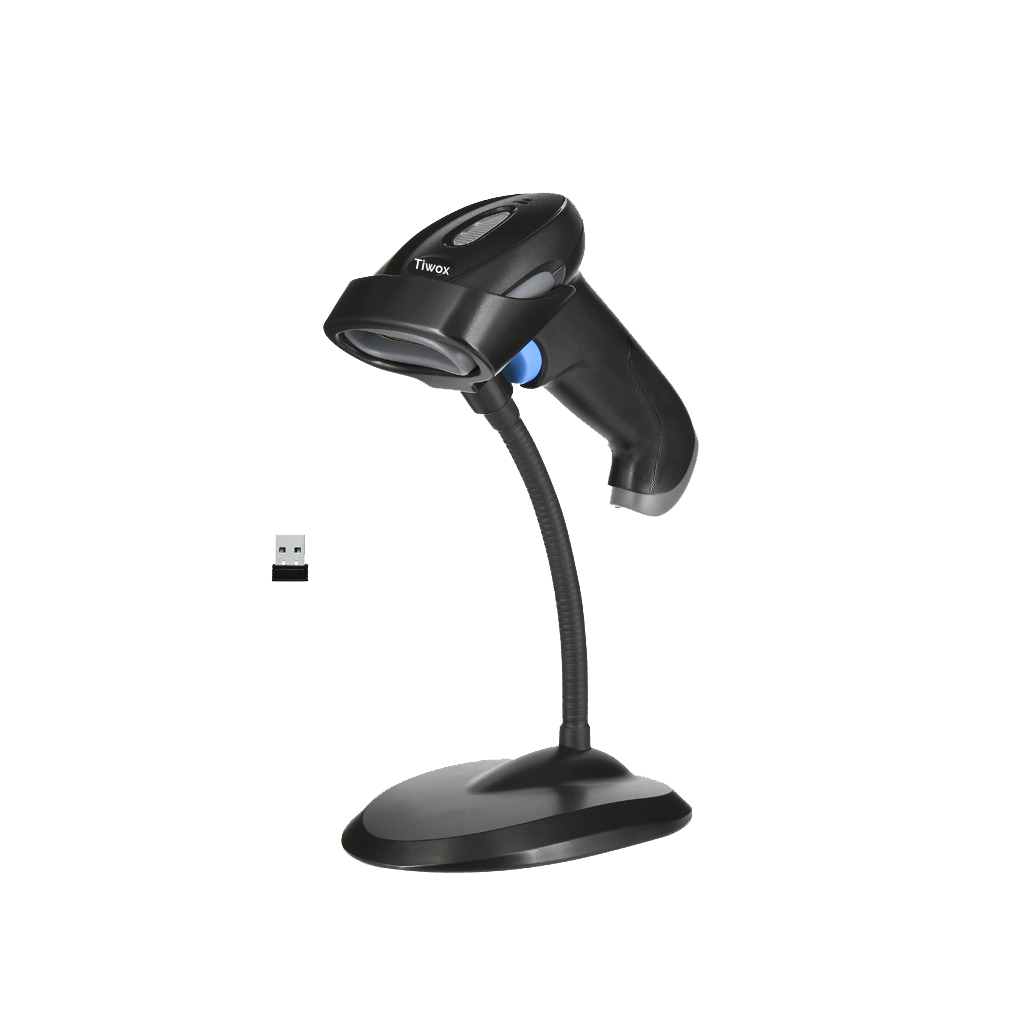 Tiwox VSK-120, EL Tipi, Laser, 2D Karekod, WiFi, Kablosuz, Bluetooth, Barkod Okuyucu (Mini Usb Dongle ile birlikte)