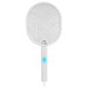 ASONIC AS-A26, Beyaz, 3000V, Raket Tipi, UV Mor Işıklı, 1200mAh, Bataryalı, Şarj Edilebilir, Katlanabilir, Sinek Öldürücü