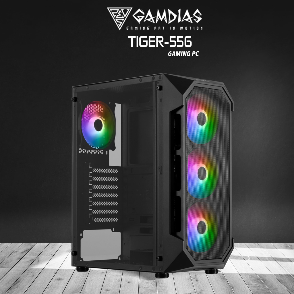 TIGER-556, RYZEN 5 5600, 16Gb Ram, 500Gb NVMe SSD, 8Gb GDDR5 RX580 Ekran Kartı, 600W Kasa, Free Dos GAMING TAVSİYESİ