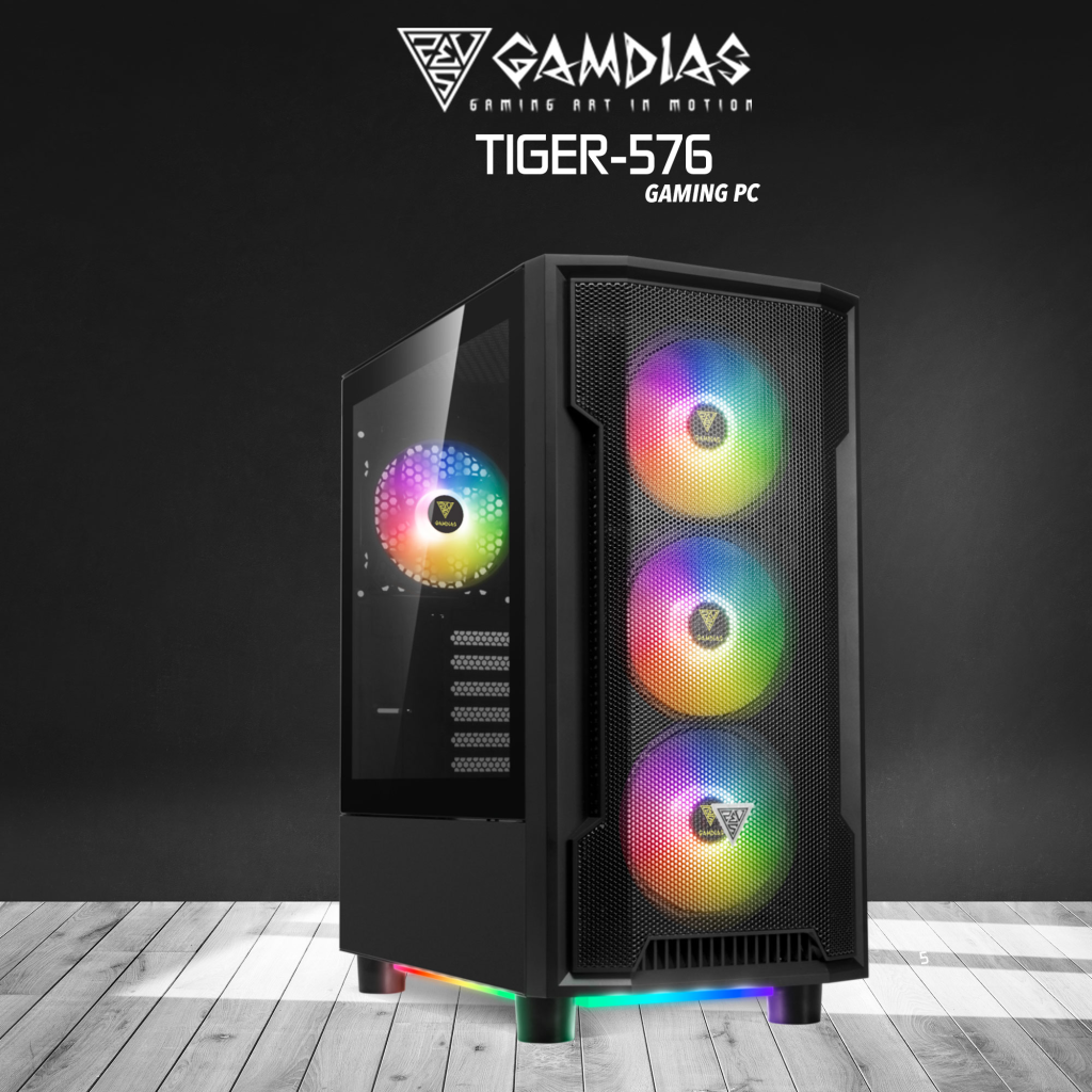 TIGER-576, RYZEN 5 7600, 16Gb DDR5 Ram, 500Gb NVMe SSD, 8Gb GDDR5 RX580 Ekran Kartı, 750W Kasa, Free Dos GAMING TAVSİYESİ
