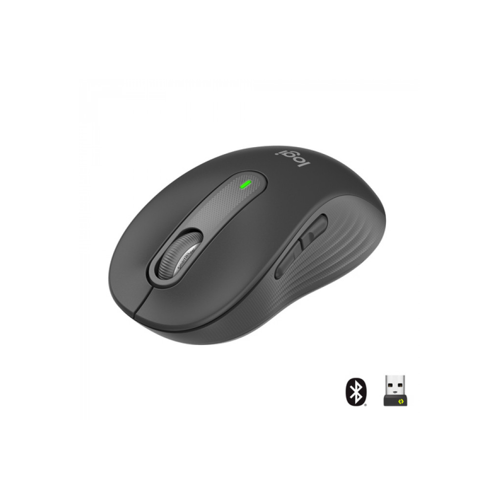 LOGITECH 910-006253, M650 Signature, Siyah, Sağ El, USB Nano 2,4G Kablosuz, 4000dpi, Optik, 5 Tuşlu, 24ay Pil Ömrü, Sessiz Mouse