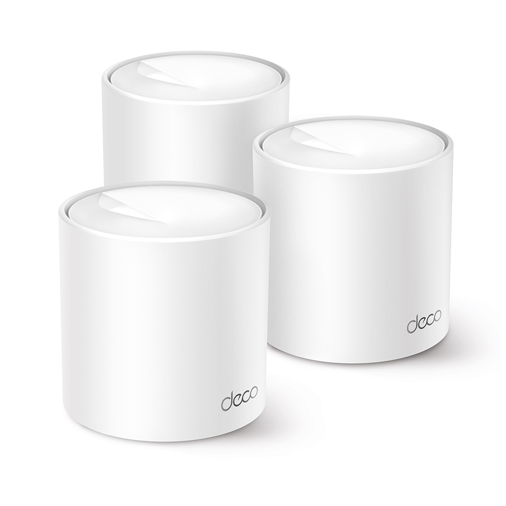 TP-LINK DECO-X10, AX1500, Üçlü Mesh, 130-1201Mbps Dual Band, WiFi6, 2Port Gigabit Lan, 520m2 kapsama Alanı, Router, Geniş Alan İnternet Ağı Sağlayıcısı