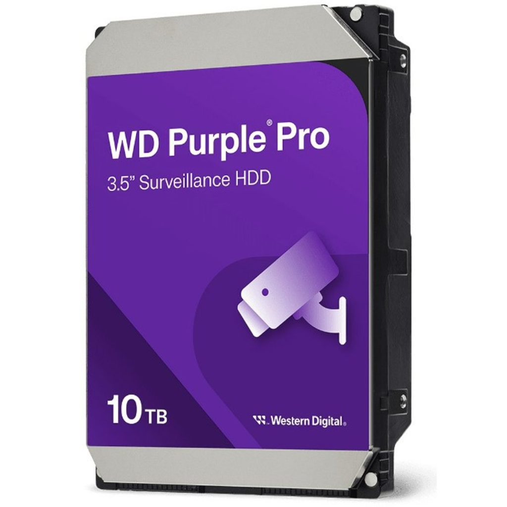 WD PURPLE WD102PURP 3,5" 10TB 512mb, 7200 Rpm,  7/24 Güvenlik HDD (Türkiye Distribütörü Garantili)