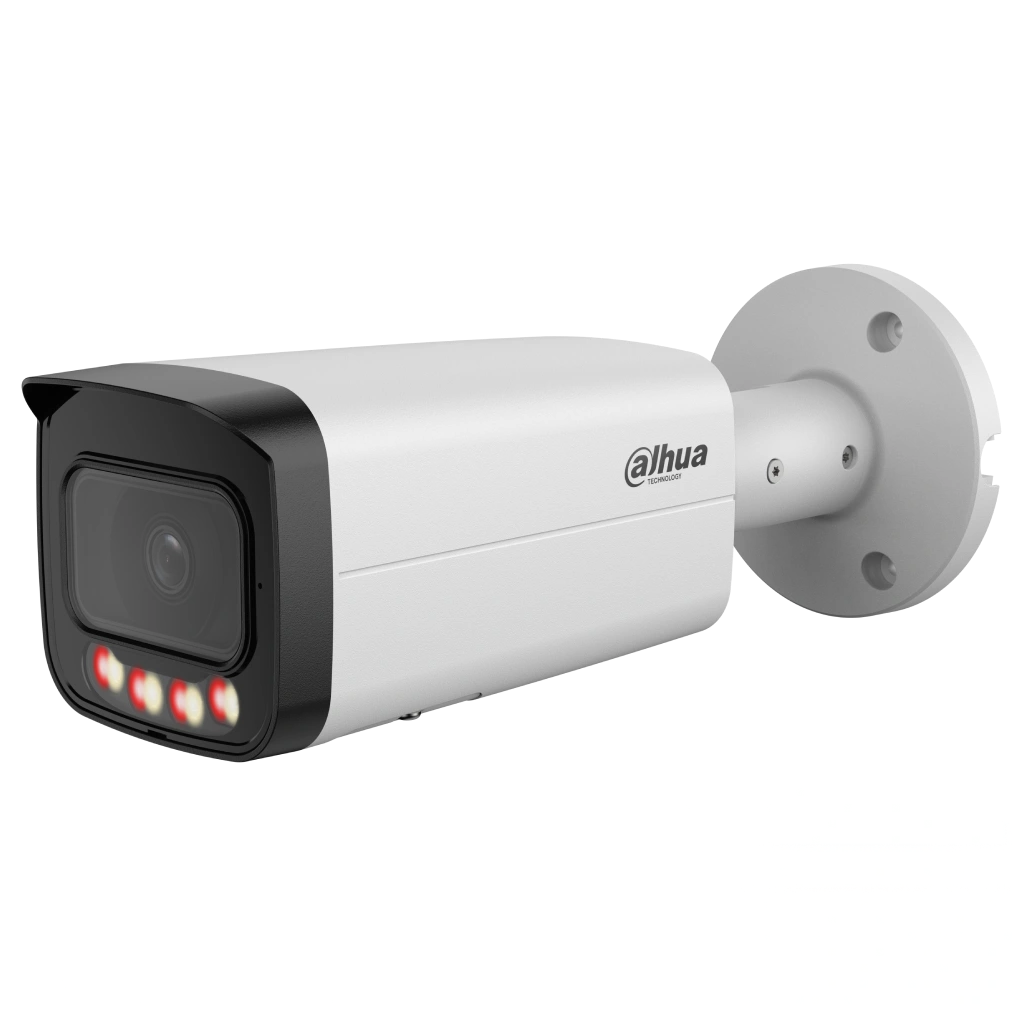 DAHUA IPC-HFW21249T-AS-IL  12Mpix, 3,6mm Lens,SD Kart, Smart Dual Light, H265+, 30Mt Gece Görüşü, IP67, Dahili Mikrofon, PoE Bullet IP Kamera (Beyaz)