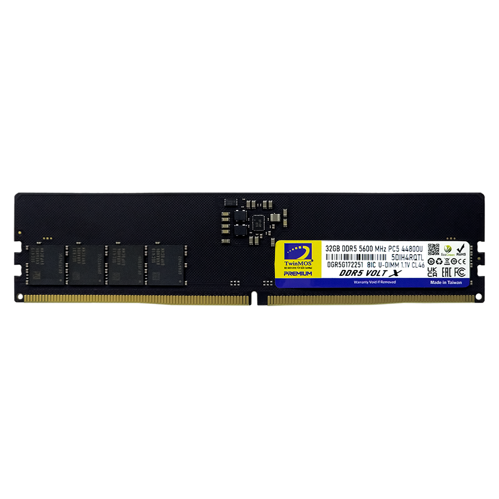 TwinMOS TMD532GB5600U46WO, VoltX, 32GB, DDR5,  5600MHz, CL46, 1.1V Desktop Ram