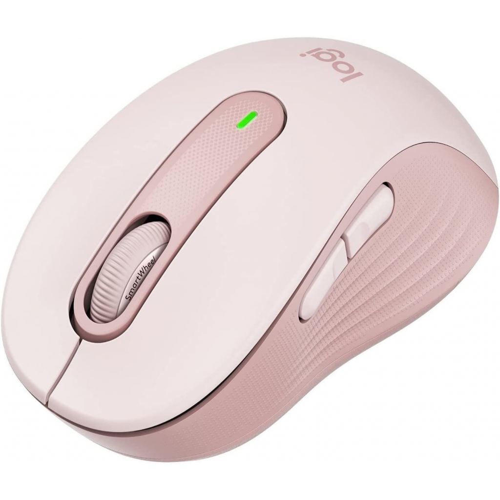 LOGITECH 910-006254, M650 Signature, Rose, Sağ El, USB Nano 2,4G Kablosuz, 4000dpi, Optik, 5 Tuşlu, 24ay Pil Ömrü, Sessiz Mouse