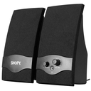 SNOPY SN-84, 4W, 1+1, Masa Üstü, USB, SPEAKER (Siyah)