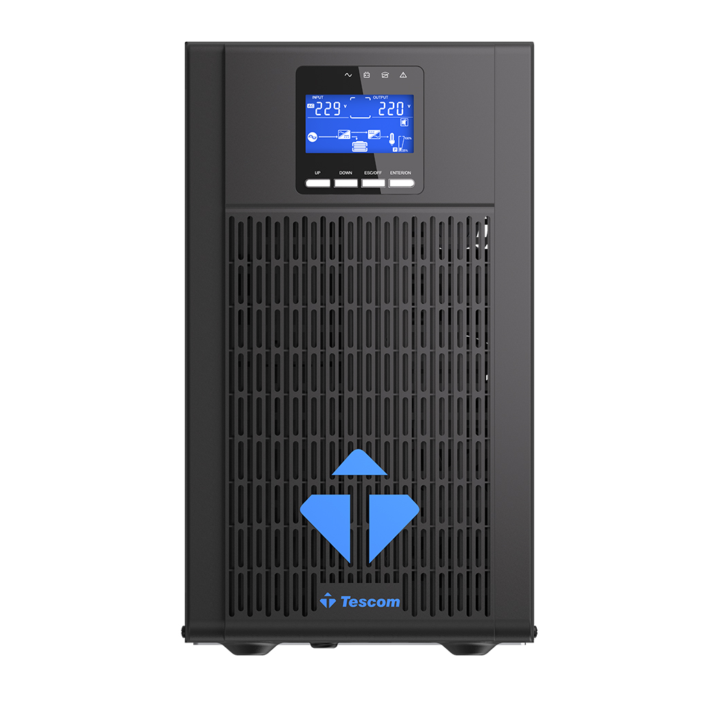 TESCOM NeoLine 3000, 3 KVA Online 1F/1F UPS,  (900040102) (6x9A Akü)