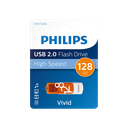 PHILIPS FM12FD05B, 128GB, USB 2.0, Vivid, Turuncu, Flash Disk