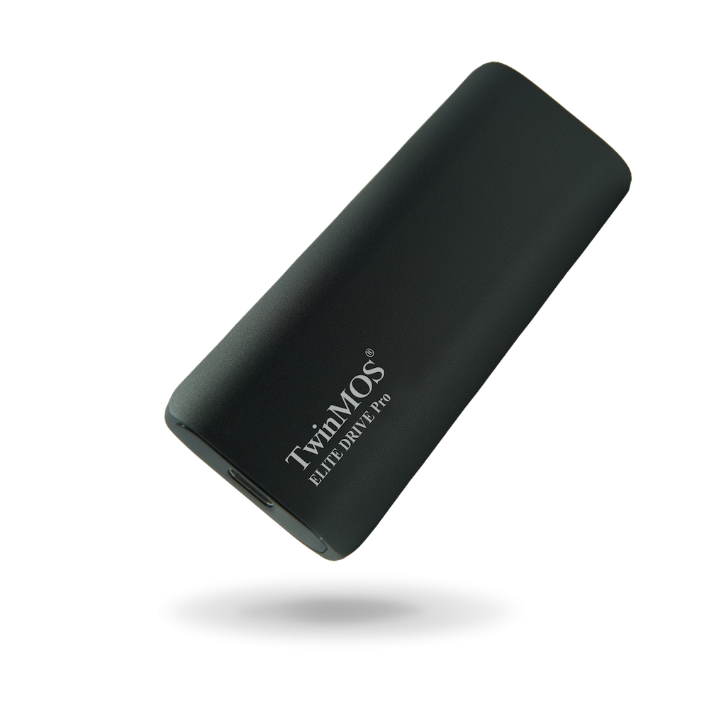 TwinMOS PSSD1TBEDP, 1TB, Taşınabilir External SSD, USB 3.2, Type-C (Dark Gray)
