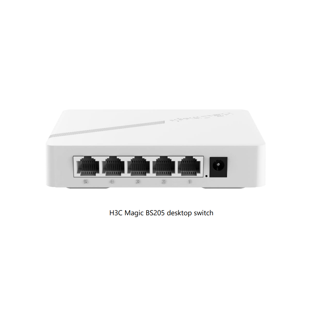 H3C Magic BS205, 5 Port, GigaBit, Yönetilemez, Masaüstü Switch