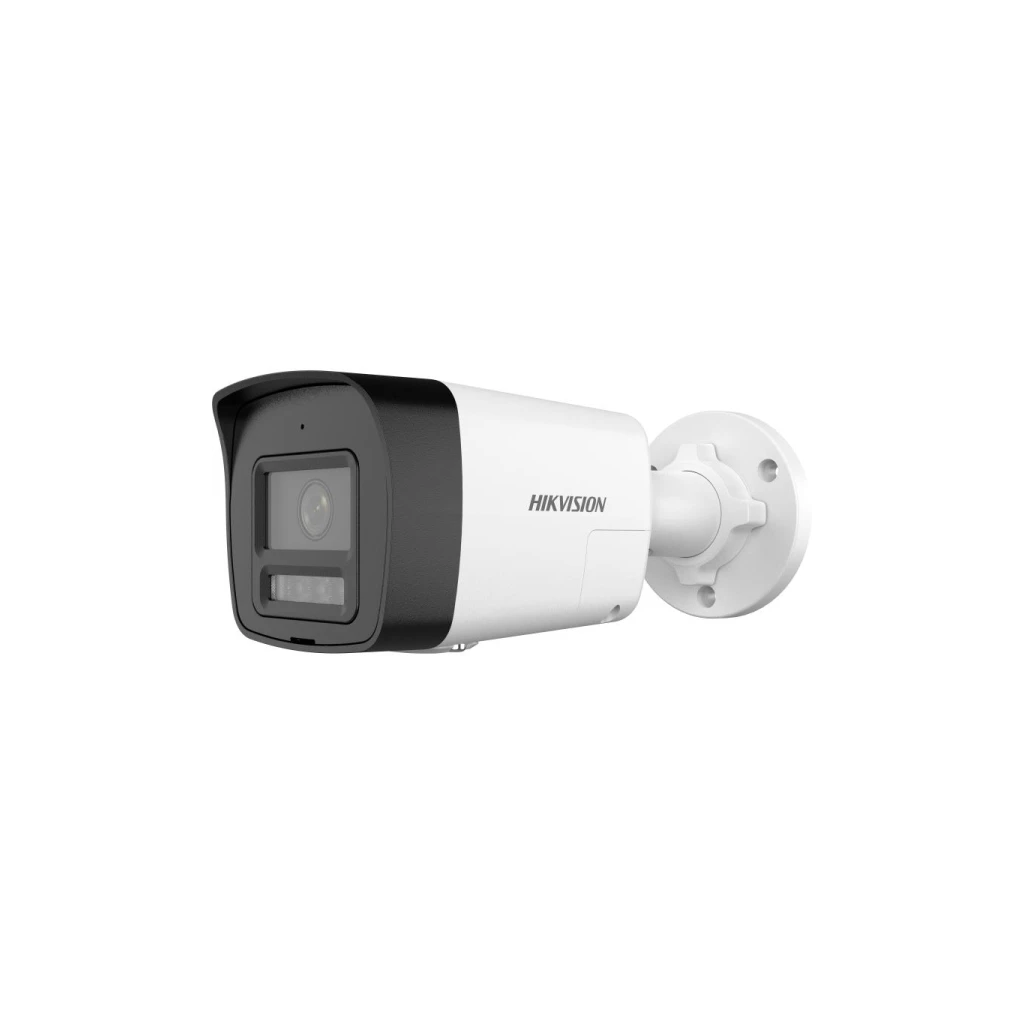 HIKVISION DS-2CD1041G2-LIUF 4Mpix, 2,8mm Lens,  H265+,20Mt Gece Görüşü, Hybrid Light, SD Kart,Dahili Mikrofon, PoE, Bullet IP Kamera