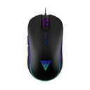 GAMDIAS AURA GS3, Çok Renkli Aydınlatma,  USB Kablolu, 6 Tuşlu, Gaming Mouse, 3.600 DPI, Siyah