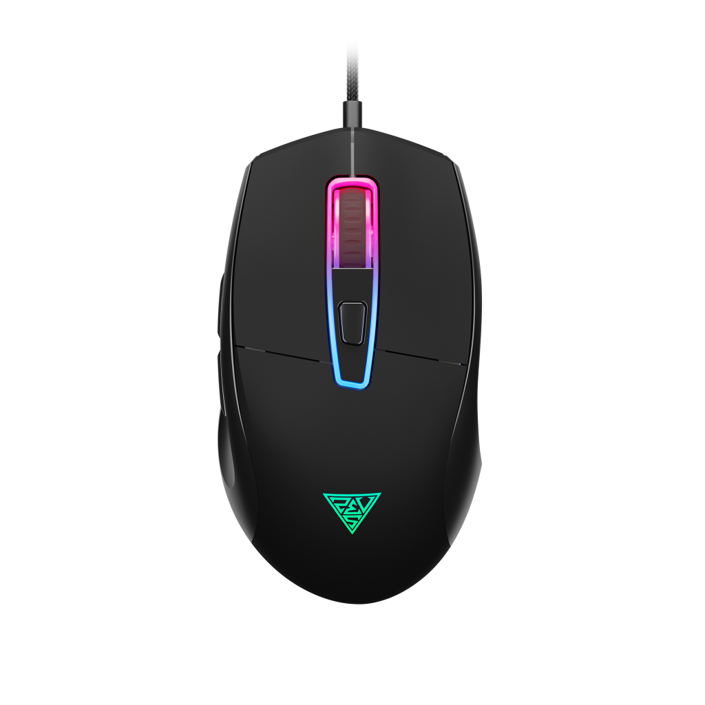 GAMDIAS ZEUS M5, RGB Aydınlatma, USB Kablolu,  7 Programlanabilir Buton, Gaming Mouse, 12.800 DPI, Siyah