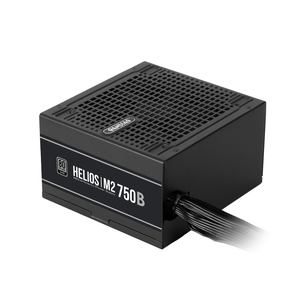 GAMDIAS HELIOS M2-750B, 750W, 80+ Silver, Aktif PFC, GAMING, ATX, Power Supply (PSU)