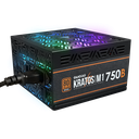 GAMDIAS KRATOS M1-750B, 750W, 80+ Bronze,  Aktif PFC, RGB, GAMING, ATX, Power Supply (PSU)